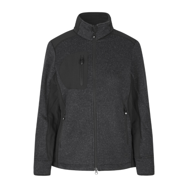 Cardigan strikfleece